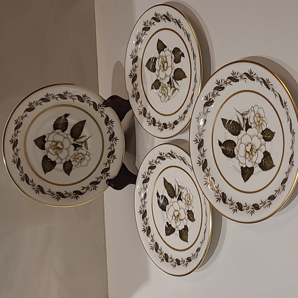 Vintage Royal worcester Bernina  only saucer 6" set of 4